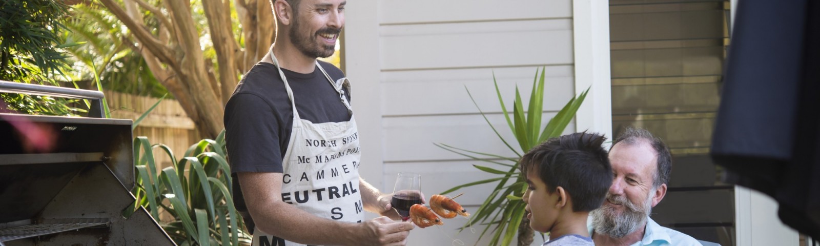 NZHearing BBQ Dad FatherLaw Kid